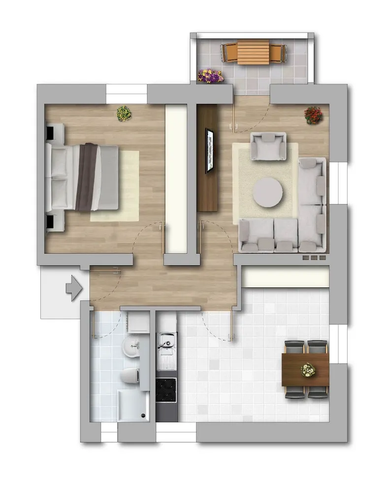 2 Zimmer Wohnung mit 63 m² in Brandenburg an der Havel – Bild 4