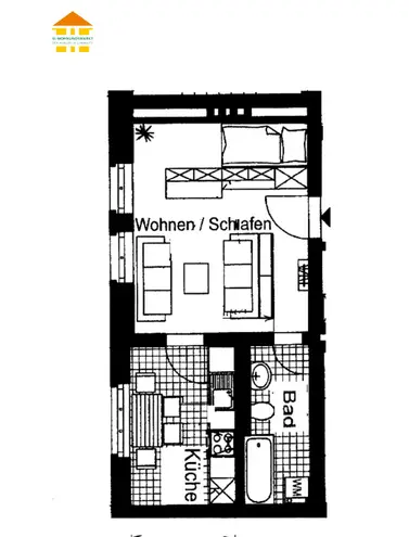 1 Zimmer Wohnung mit 34 m² in Chemnitz – Bild 4