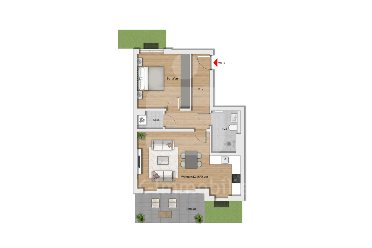 2 Zimmer Wohnung mit 61 m² in Köln – Bild 8