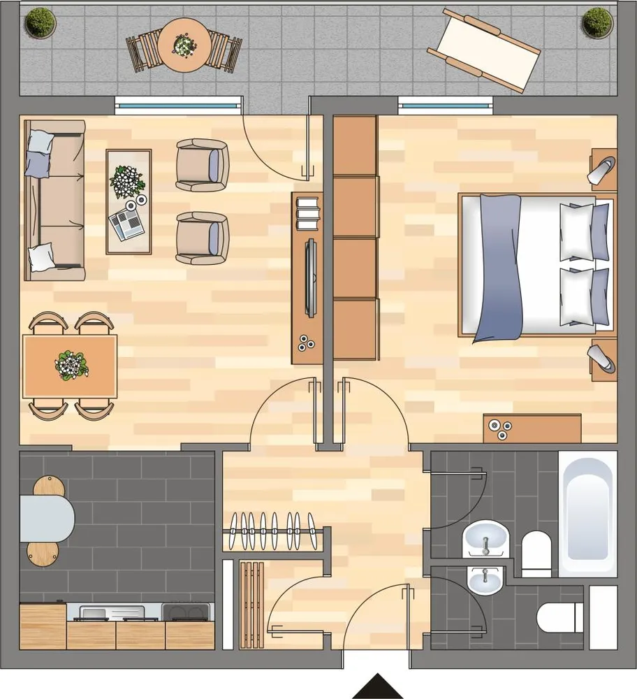 2 Zimmer Wohnung mit 50 m² in Bremen – Bild 3