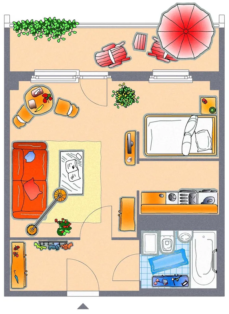 1 Zimmer Wohnung mit 36 m² in Chemnitz – Bild 5
