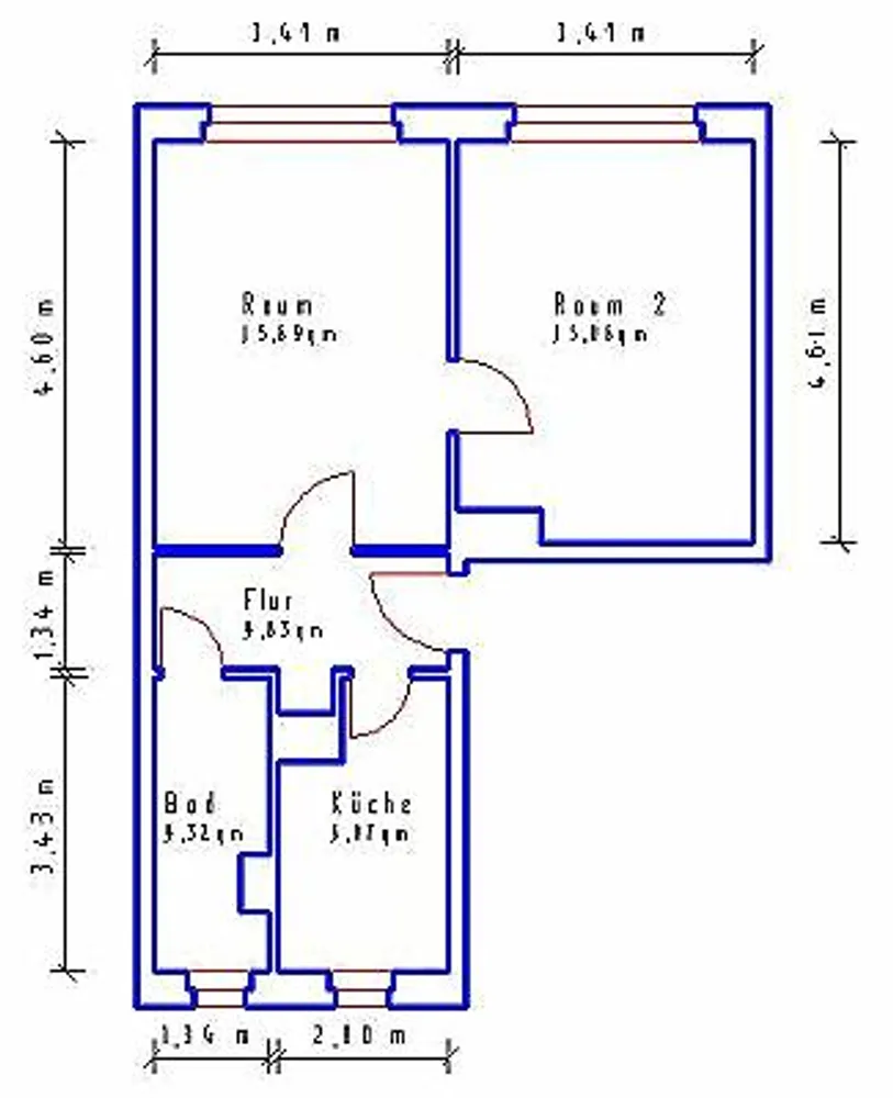 2 Zimmer Wohnung mit 46 m² in Leipzig – Bild 4