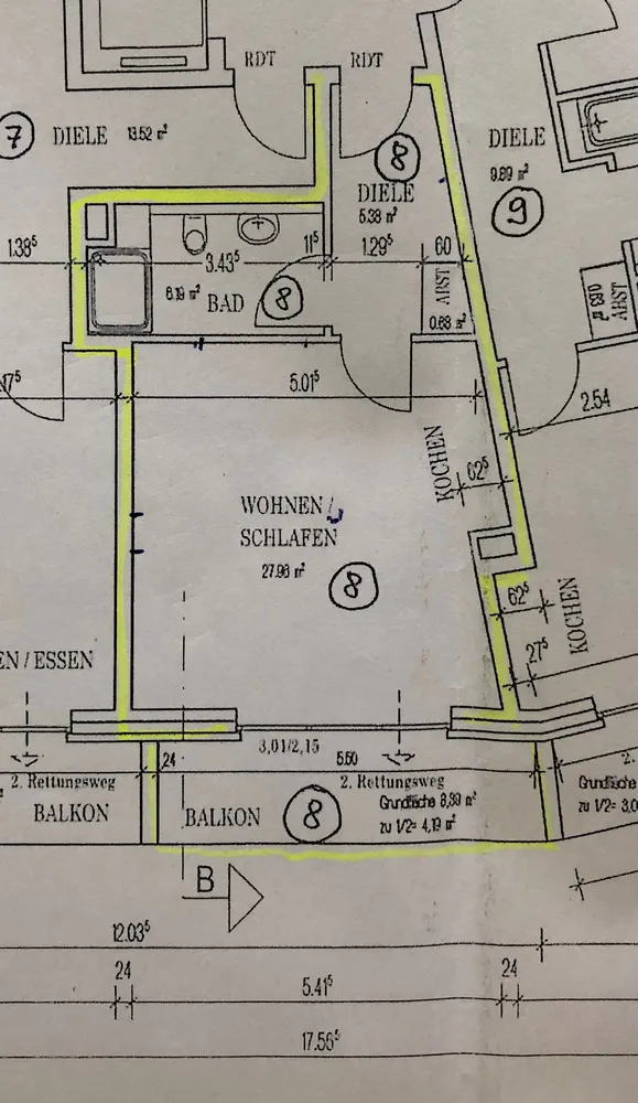 1 Zimmer Wohnung mit 44 m² in Viersen – Bild 12