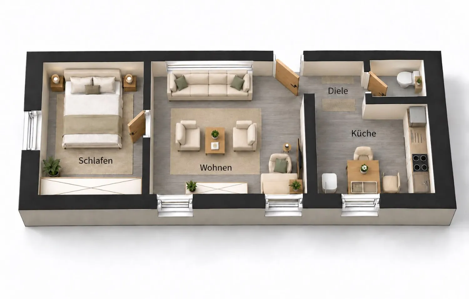2 Zimmer Wohnung mit 50 m² in Iserlohn – Bild 8
