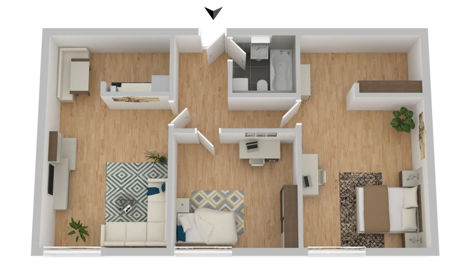 3 Zimmer Wohnung mit 82 m² in Suhl – Bild 2