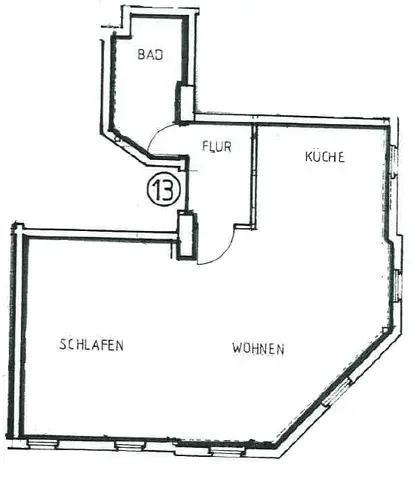 1 Zimmer Wohnung mit 57 m² in Halle (Saale) – Bild 5