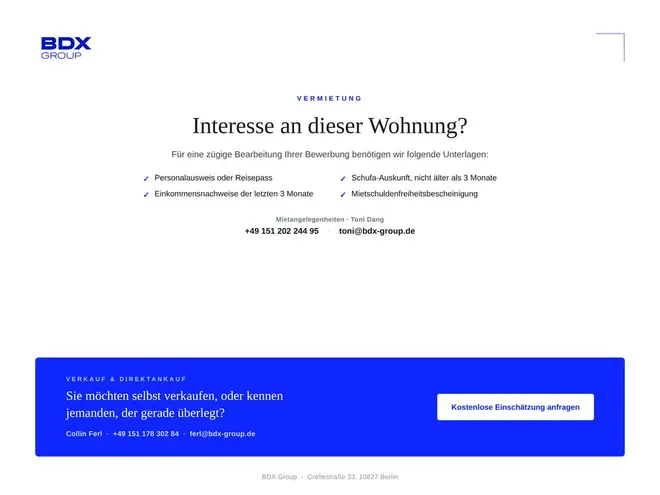 3 Zimmer Wohnung mit 60 m² in Berlin – Bild 6