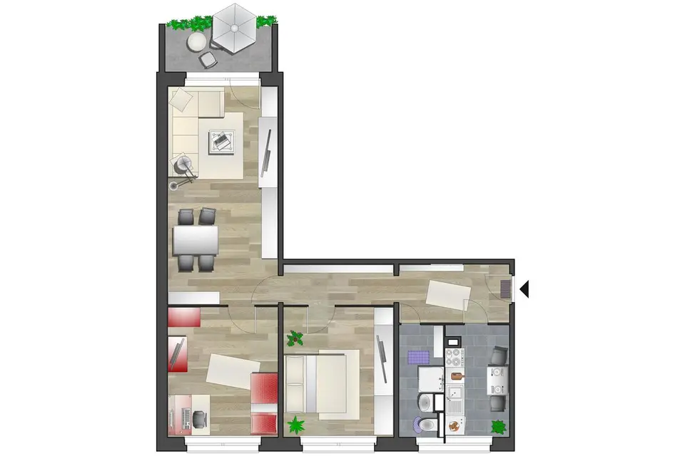 3 Zimmer Wohnung mit 70 m² in Chemnitz – Bild 6