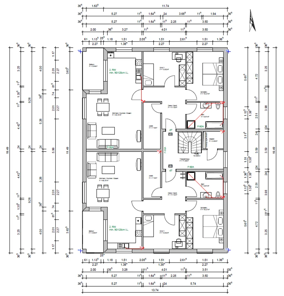 3 Zimmer Wohnung mit 100 m² in Melle – Bild 9