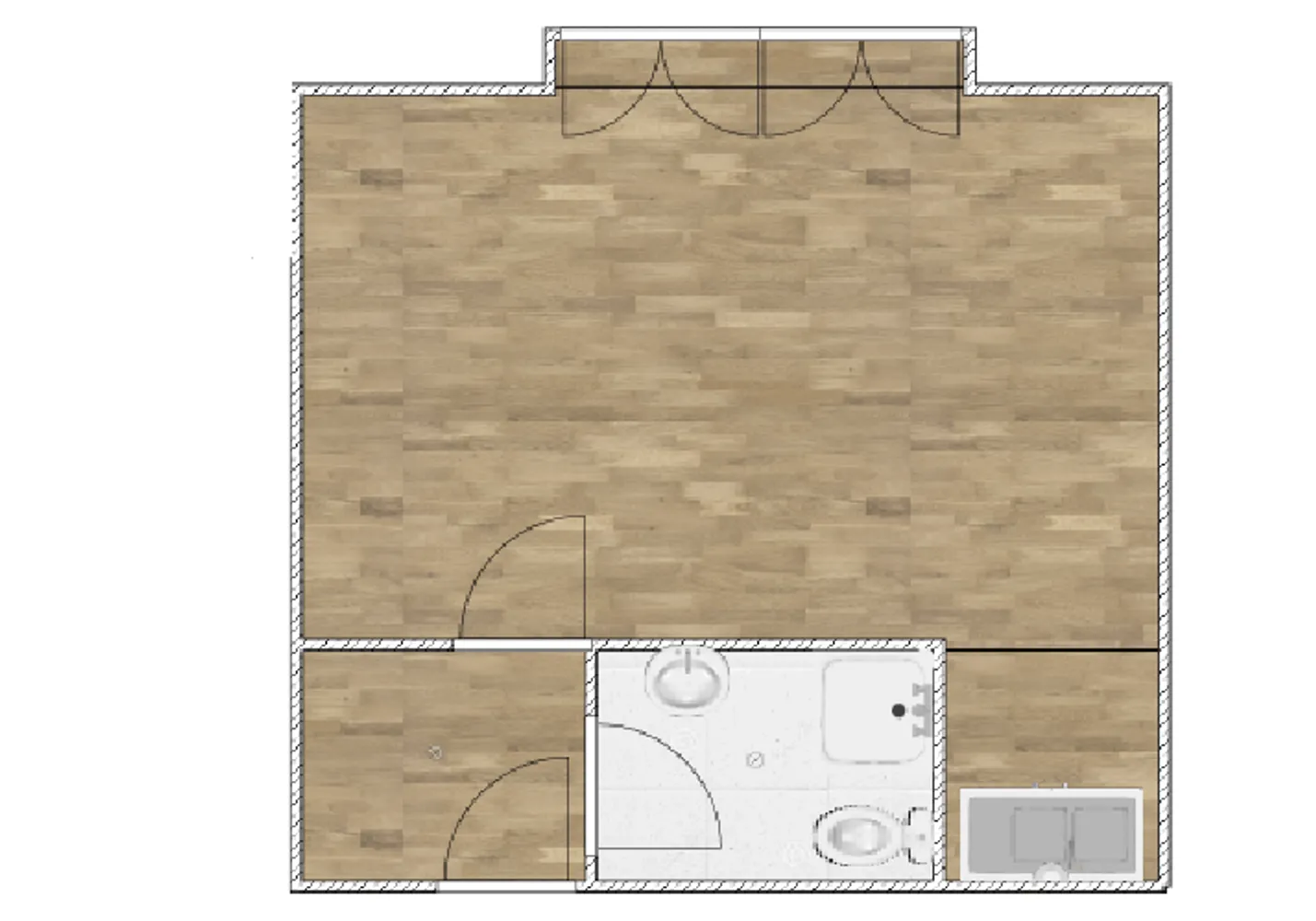 1 Zimmer Wohnung mit 25 m² in Langenfeld – Bild 1
