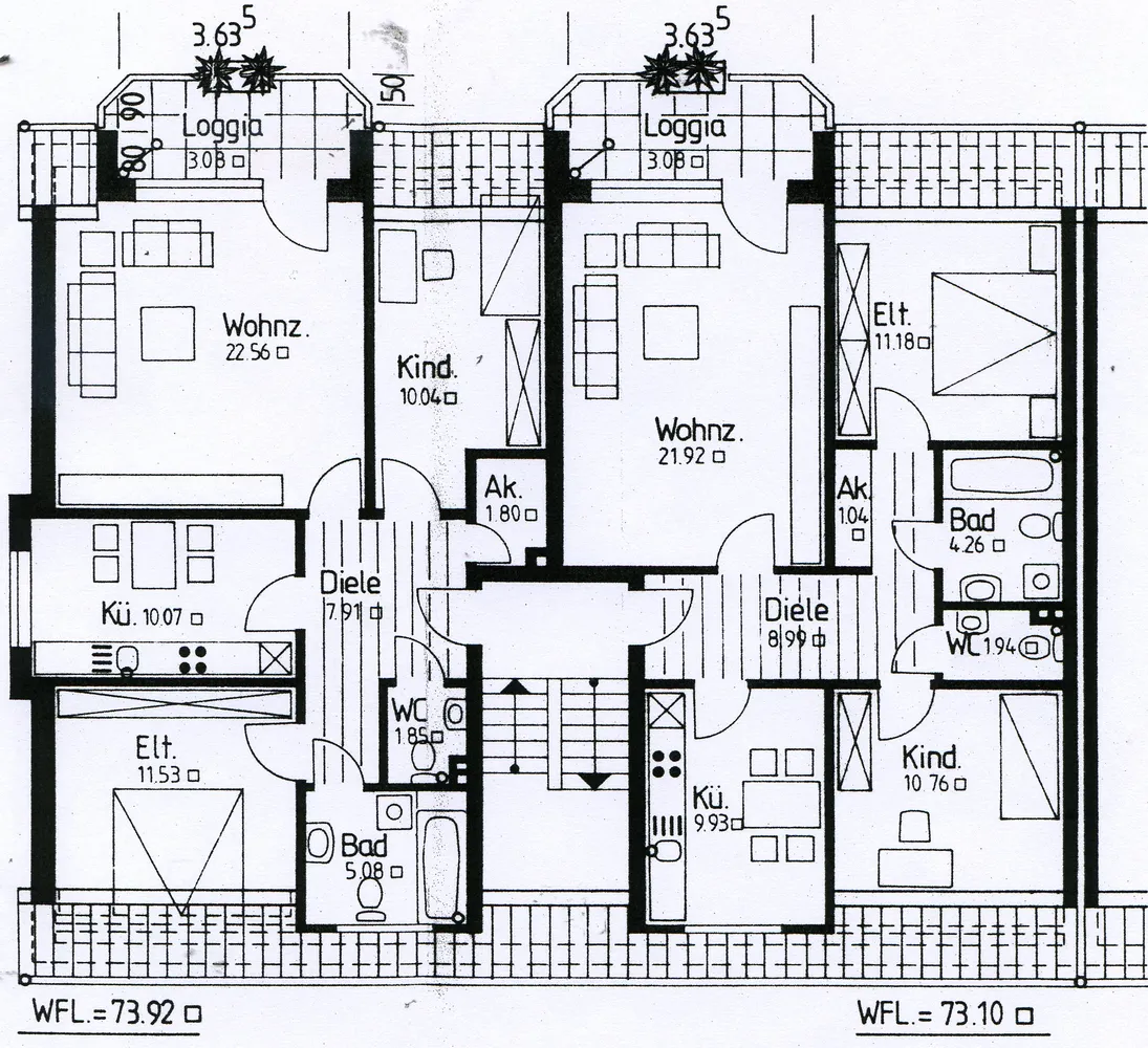 4 Zimmer Wohnung mit 74 m² in Duisburg – Bild 3