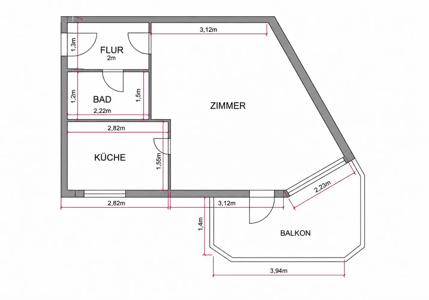 1 Zimmer Wohnung mit 33 m² in Berlin – Bild 7