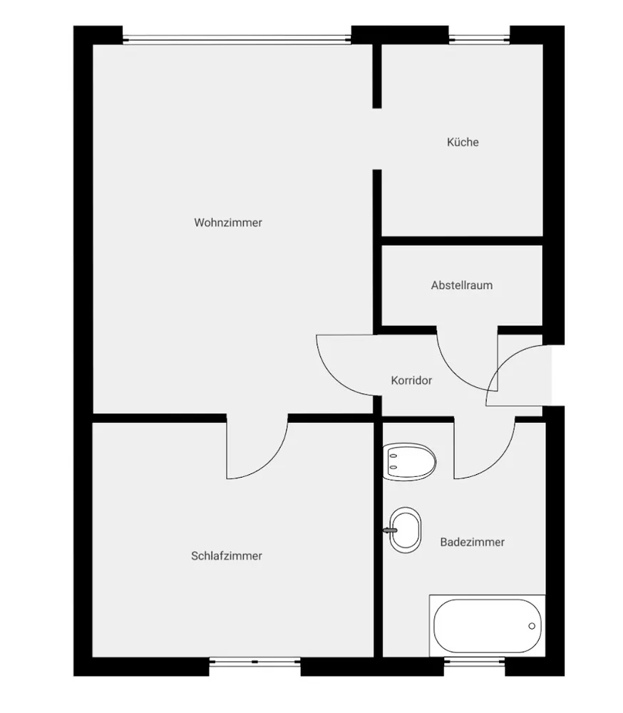 2 Zimmer Wohnung mit 53 m² in Lünen – Bild 7