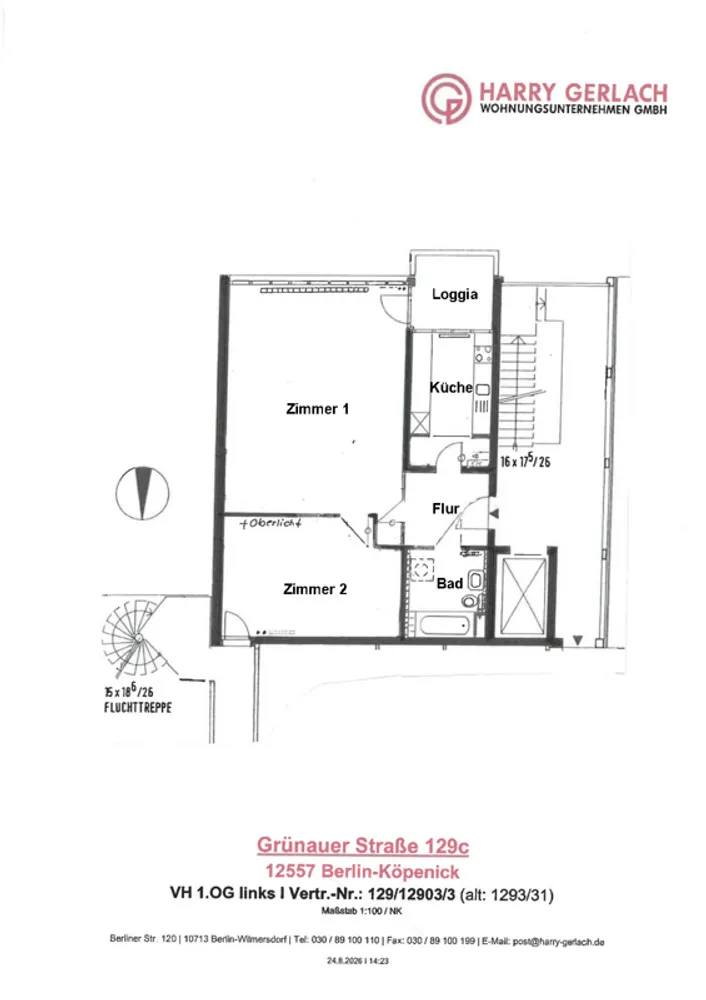2 room apartment with 83 m² in Berlin – Photo 4