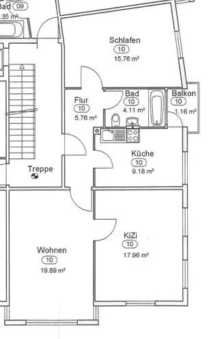 3 Zimmer Wohnung mit 74 m² in Stuttgart – Bild 11