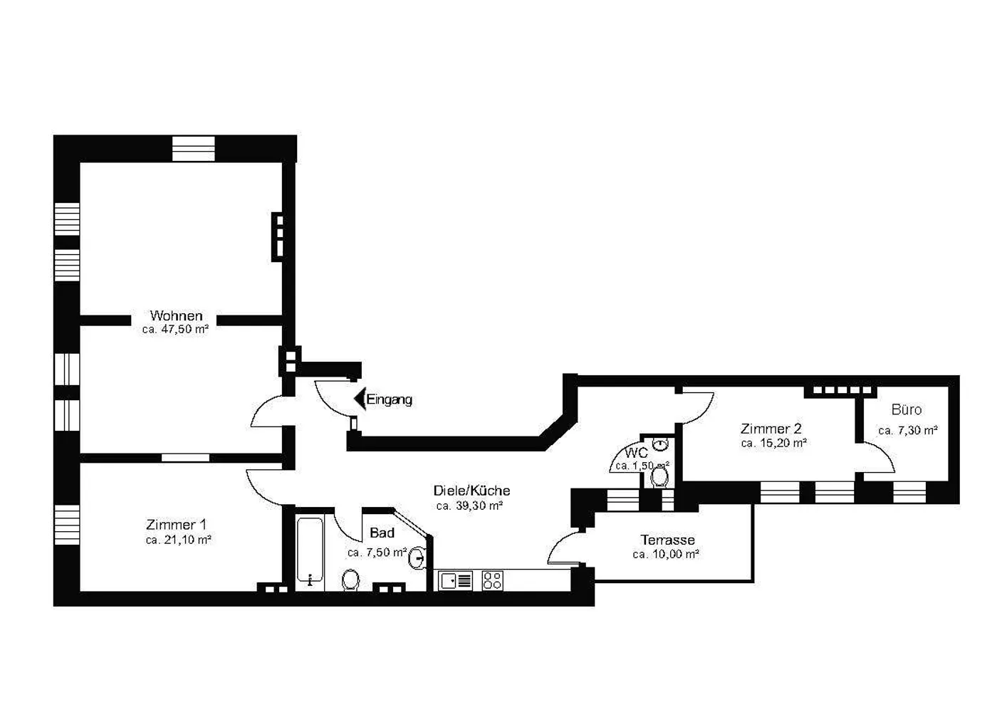 4 room apartment with 146 m² in Munich – Photo 7