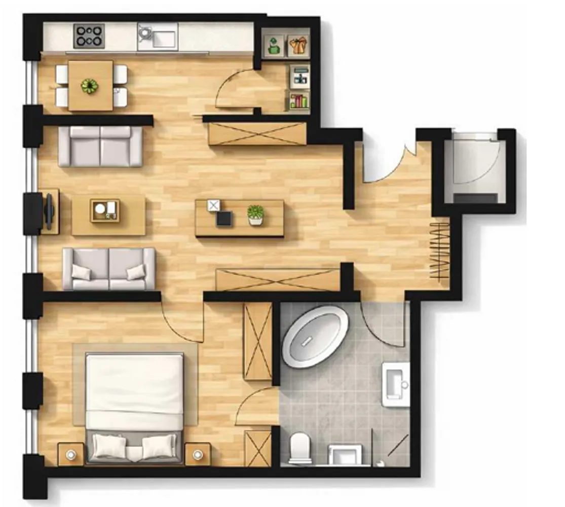 2 Zimmer Wohnung mit 58 m² in Leipzig – Bild 9