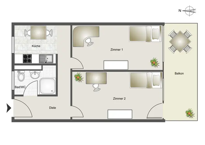WG-Zimmer in Germering – Bild 5