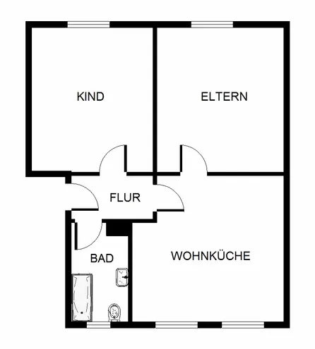 3 Zimmer Wohnung mit 53 m² in Gelsenkirchen – Bild 7