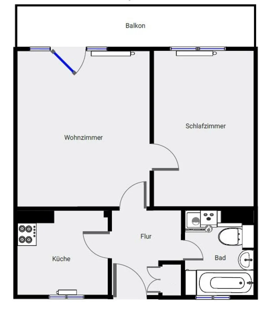 2 Zimmer Wohnung mit 53 m² in Nürnberg – Bild 11