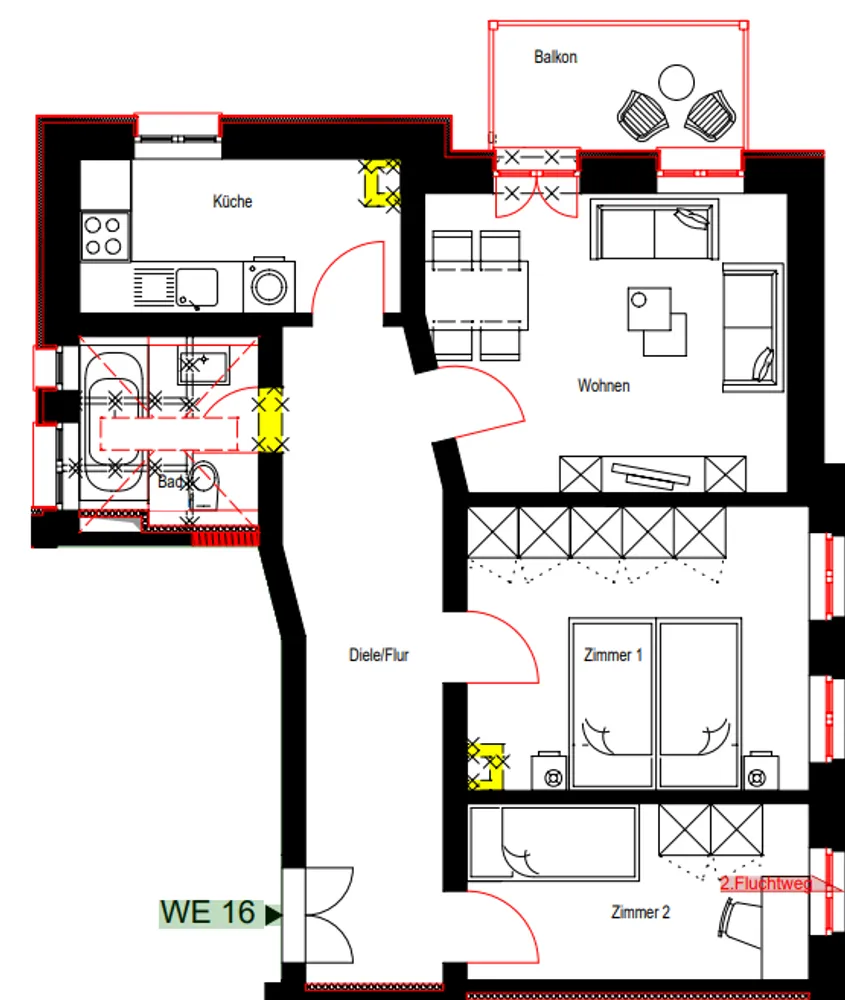 3 Zimmer Wohnung mit 61 m² in Leipzig – Bild 8