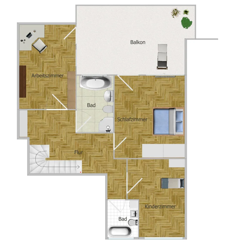 4 Zimmer Wohnung mit 163 m² in Bonn – Bild 2