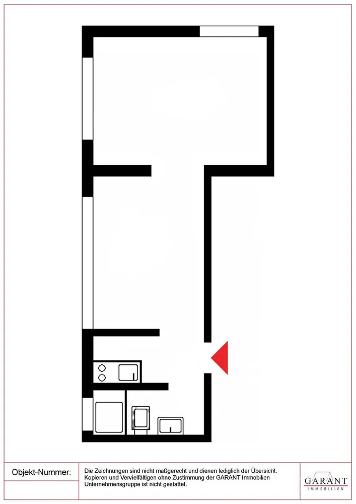 2 Zimmer Wohnung mit 32 m² in Böblingen – Bild 1
