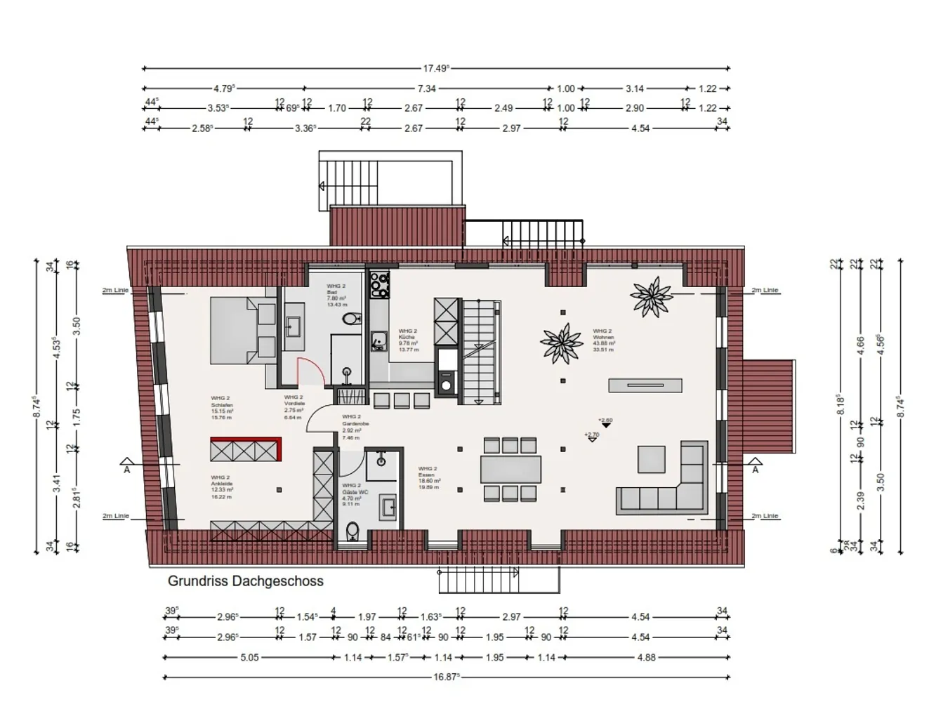 5 Zimmer Wohnung mit 180 m² in Offenburg – Bild 2