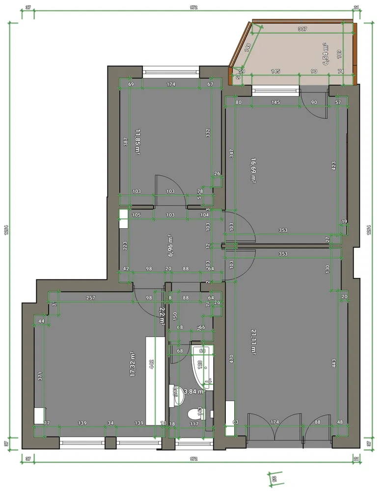 3 Zimmer Wohnung mit 83 m² in Krefeld – Bild 2