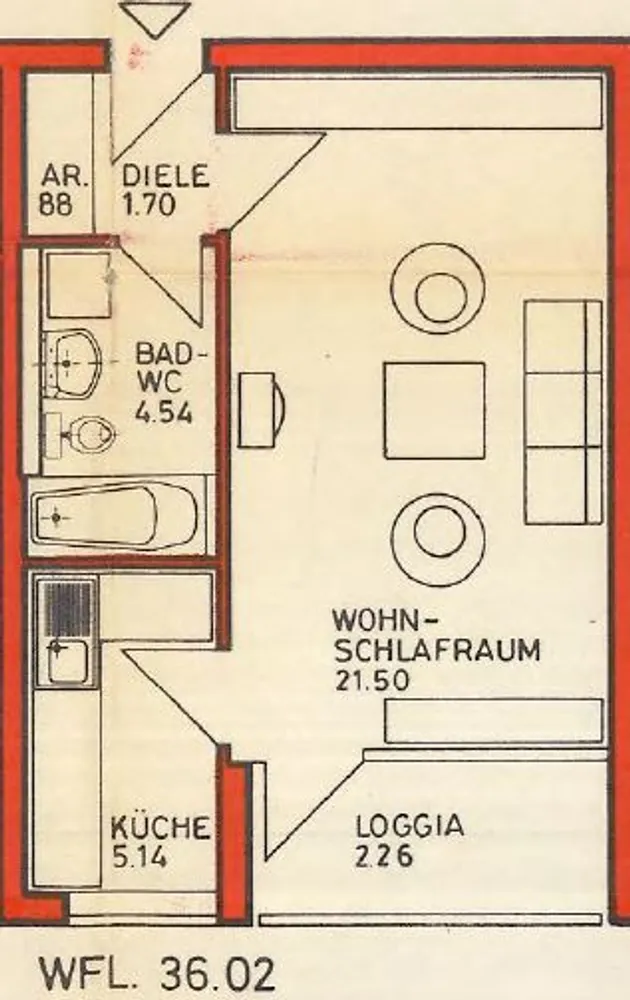 2 Zimmer Wohnung mit 36 m² in Dortmund – Bild 9