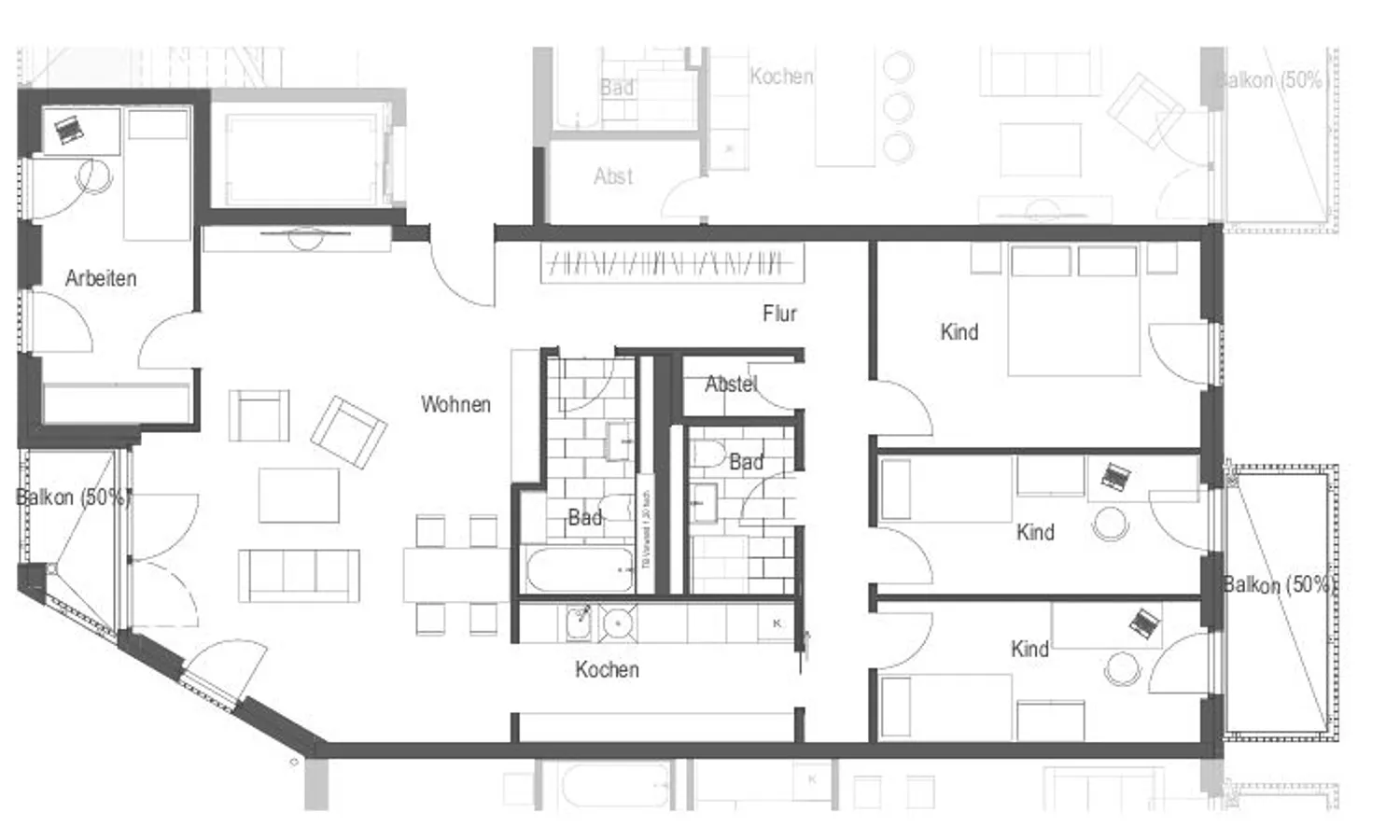 5 Zimmer Wohnung mit 127 m² in Dresden – Bild 7