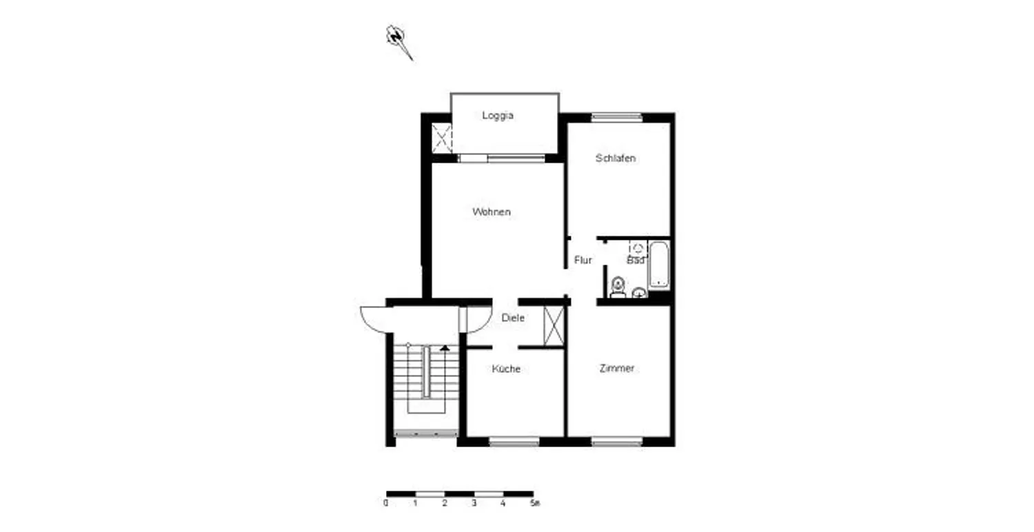 3 Zimmer Wohnung mit 74 m² in Bremen – Bild 2