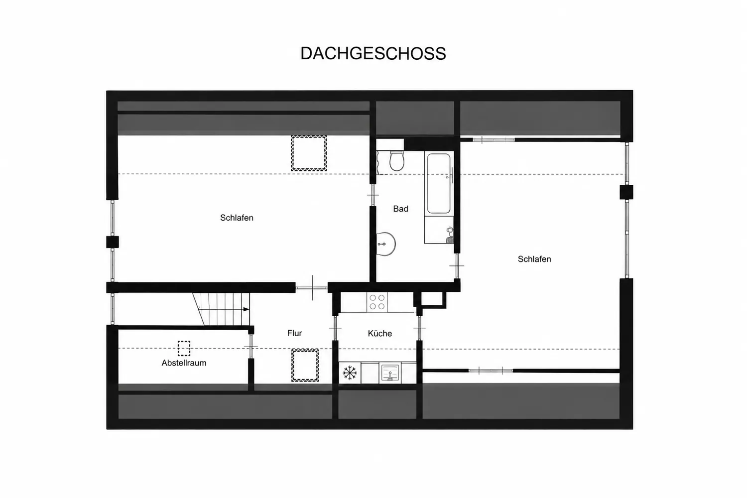 3 room apartment with 70 m² in Düsseldorf – Photo 3