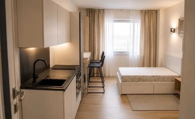 1 Zimmer Wohnung mit 21 m² in Frankfurt am Main – Bild 1