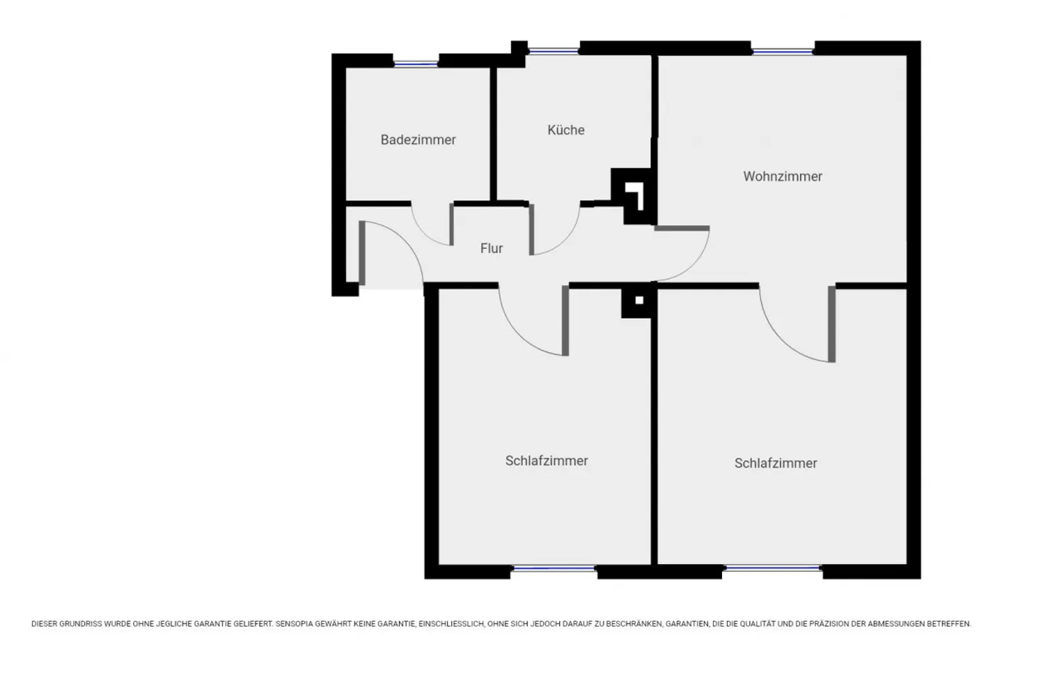 3 Zimmer Wohnung mit 54 m² in Halle (Saale) – Bild 2