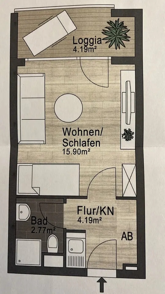 Studio mit 25 m² in Vechta – Bild 5