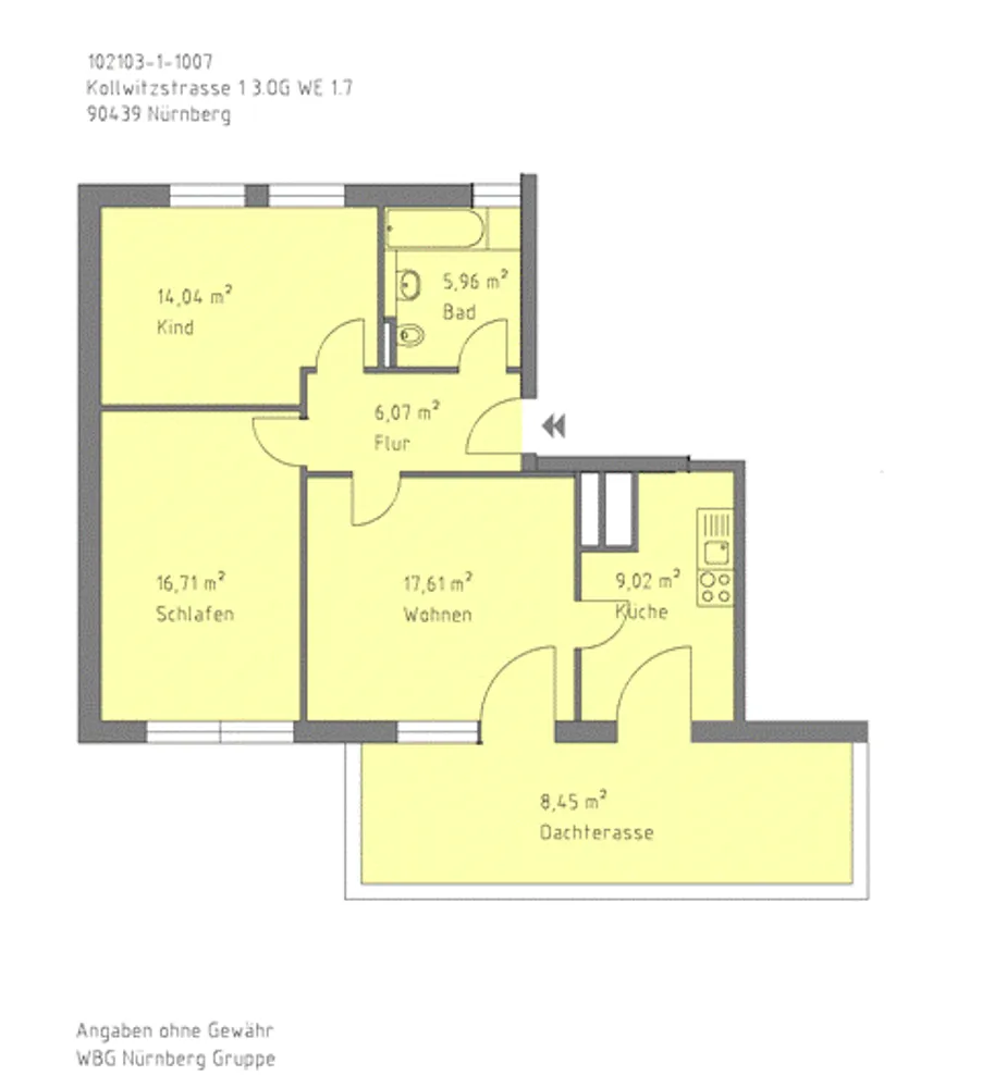 3 Zimmer Wohnung mit 77 m² in Nürnberg – Bild 9