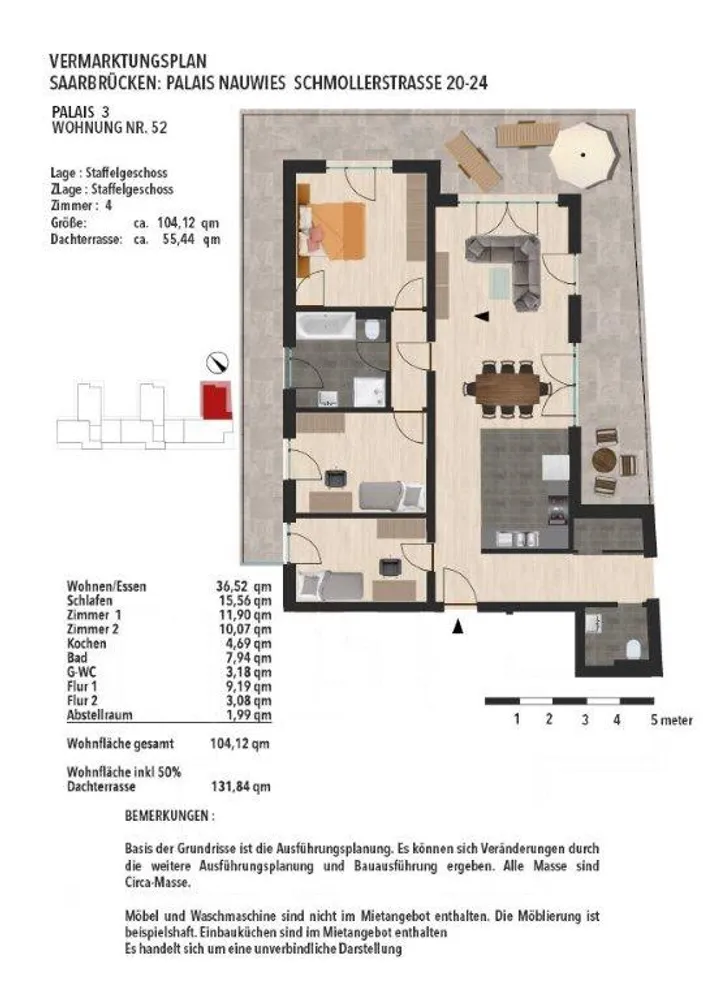 4 Zimmer Wohnung mit 104 m² in Saarbrücken – Bild 8