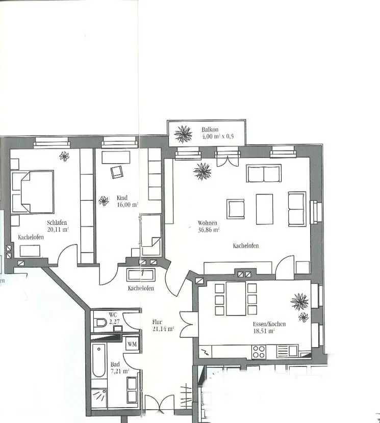 3 Zimmer Wohnung mit 124 m² in Dresden – Bild 7