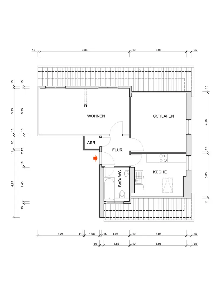 2 Zimmer Wohnung mit 50 m² in Chemnitz – Bild 7