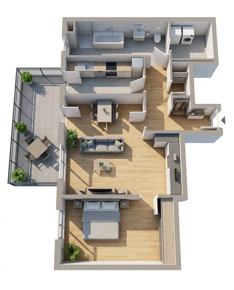 2 Zimmer Wohnung mit 83 m² in Wiesbaden – Bild 1
