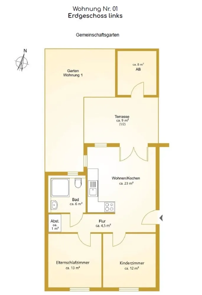 3 Zimmer Wohnung mit 80 m² in Hamburg – Bild 8