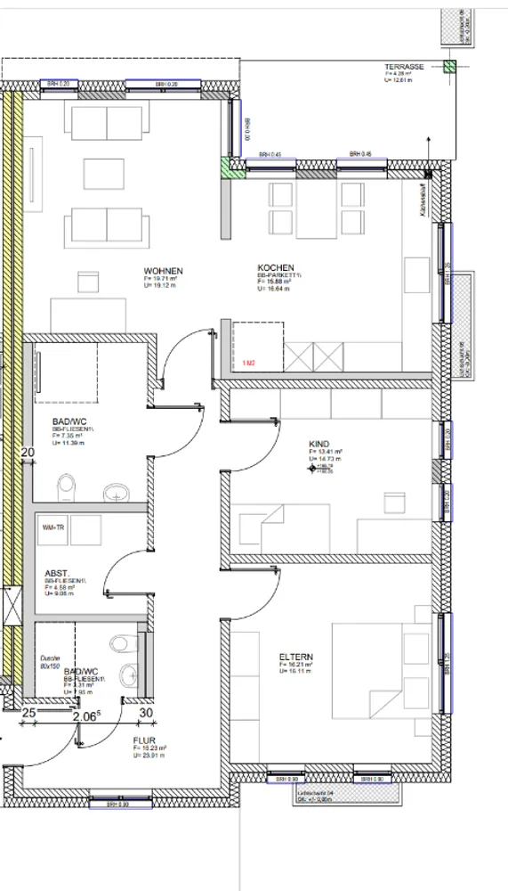 3 Zimmer Wohnung mit 99 m² in Bielefeld – Bild 1