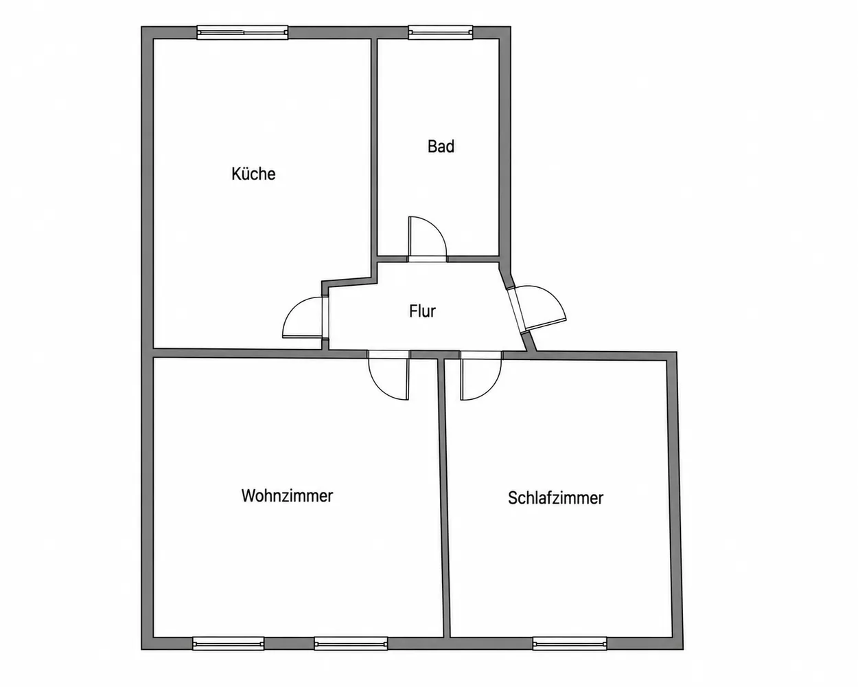 2 Zimmer Wohnung mit 56 m² in Dessau-Roßlau – Bild 7