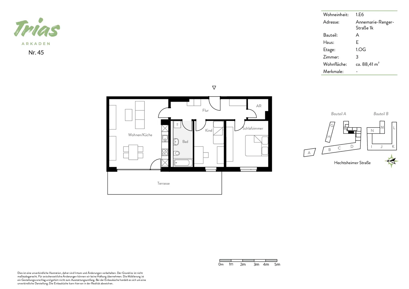 3 Zimmer Wohnung mit 88 m² in Mainz – Bild 6
