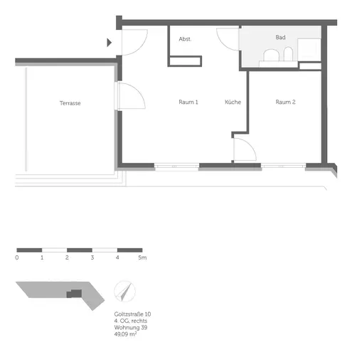 2 Zimmer Wohnung mit 49 m² in Berlin – Bild 9
