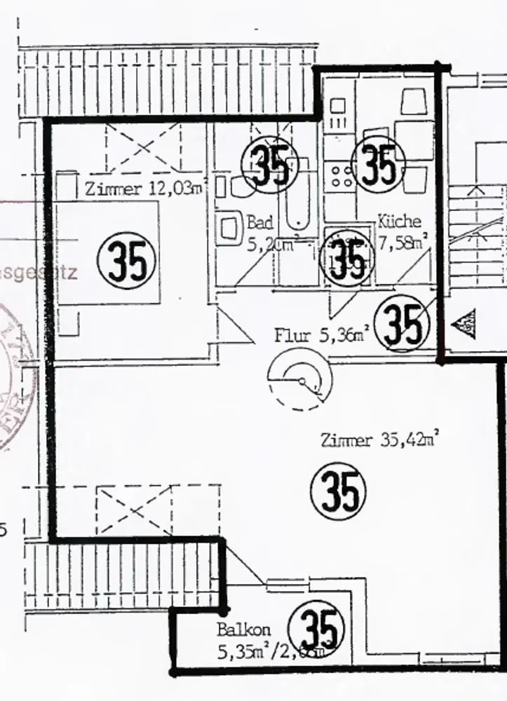 2 Zimmer Wohnung mit 69 m² in Salzgitter – Bild 6