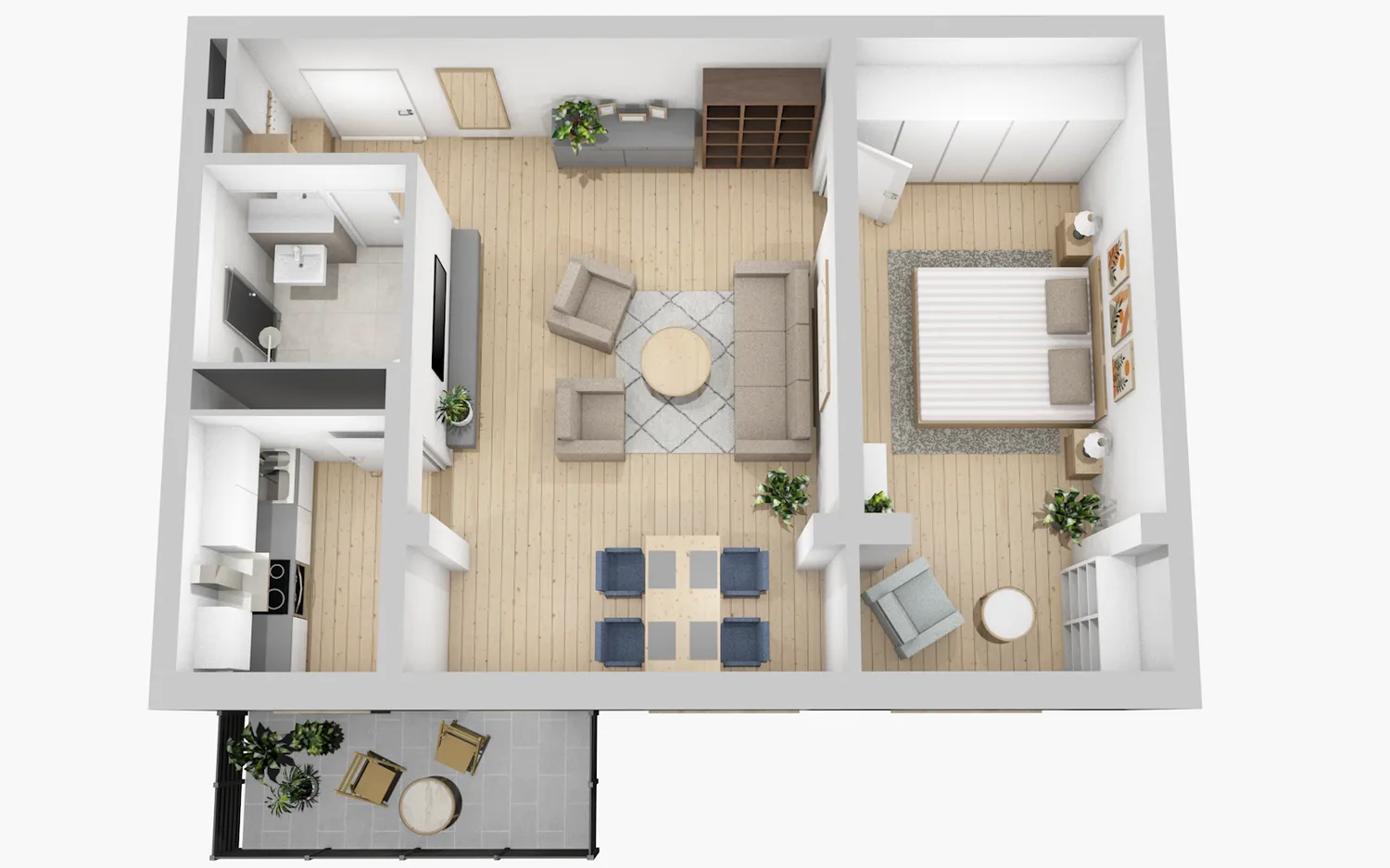2 Zimmer Wohnung mit 56 m² in Erkrath – Bild 1