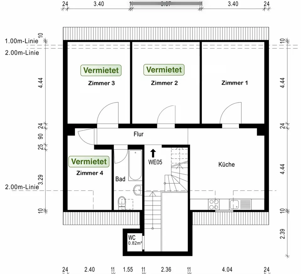 2 Zimmer Wohnung mit 18 m² in Wuppertal – Bild 5