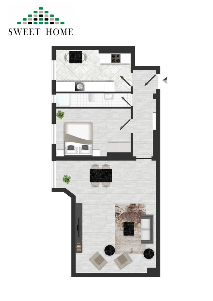 2 room apartment with 62 m² in Berlin – Photo 9